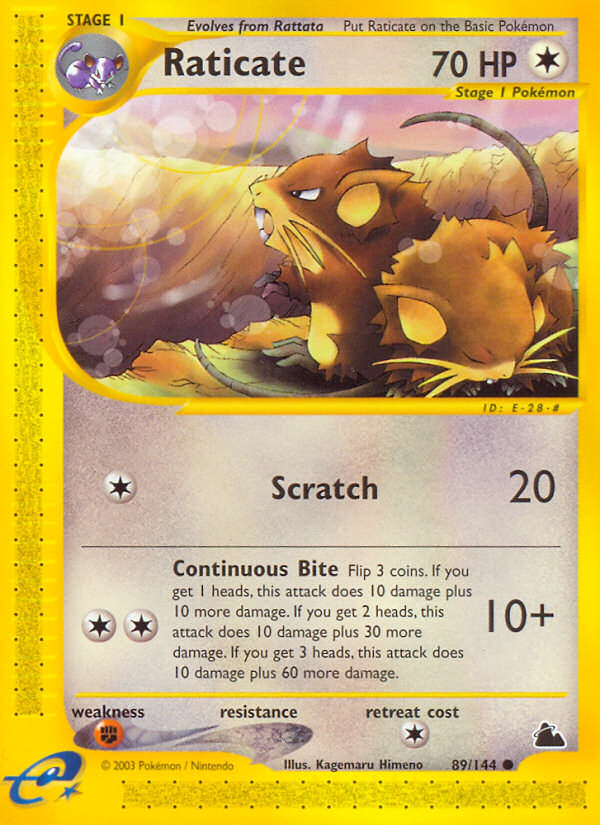 Raticate (89/144) [Skyridge] | Mindsight Gaming