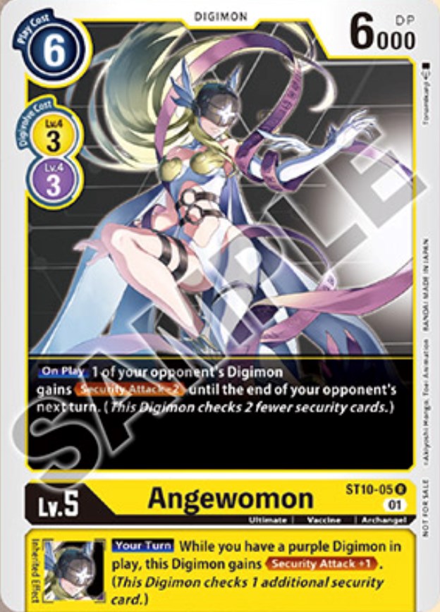 Angewomon [ST10-05] (Tamer Goods Set Angewomon & LadyDevimon) [Starter Deck: Parallel World Tactician Promos] | Mindsight Gaming