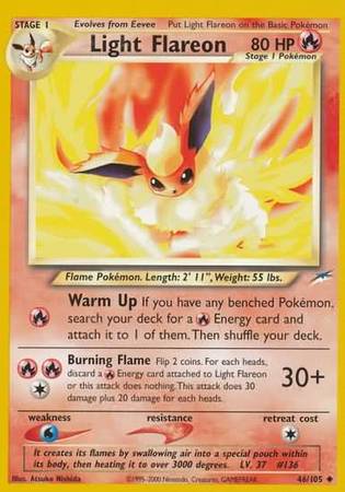 Light Flareon (46/105) [Neo Destiny Unlimited] | Mindsight Gaming