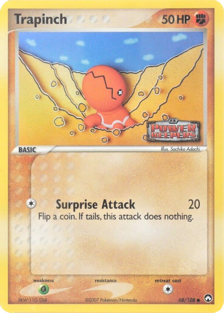 Trapinch (68/108) (Stamped) [EX: Power Keepers] | Mindsight Gaming