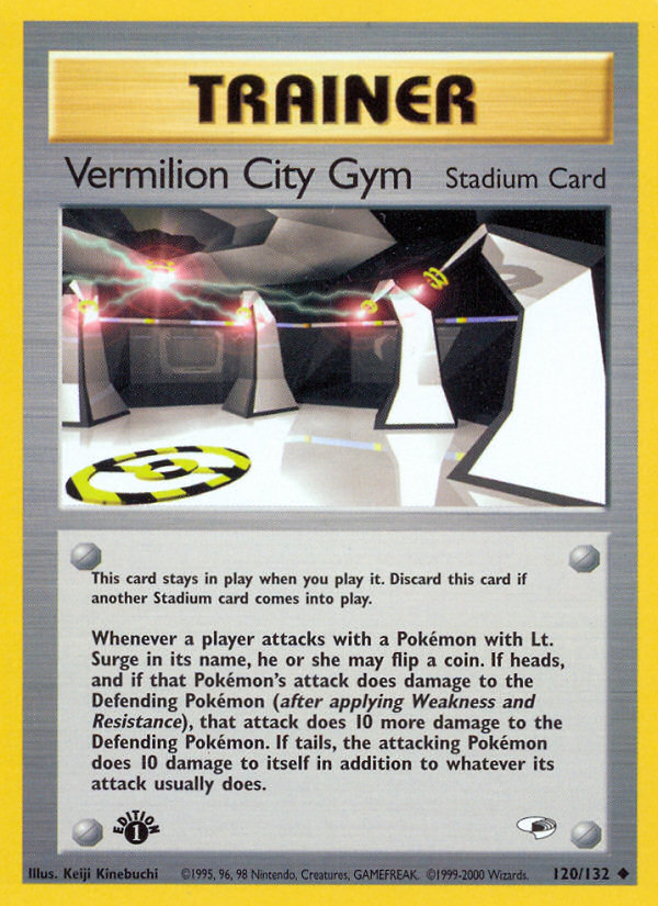 Vermilion City Gym (120/132) [Gym Heroes 1st Edition] | Mindsight Gaming