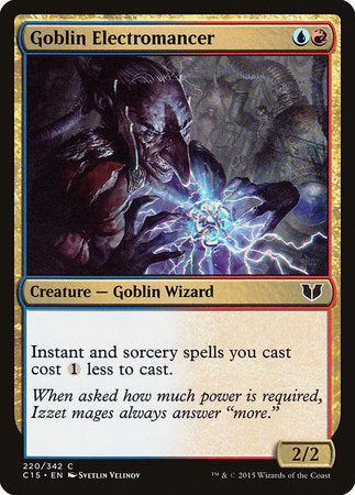 Goblin Electromancer [Commander 2015] | Mindsight Gaming