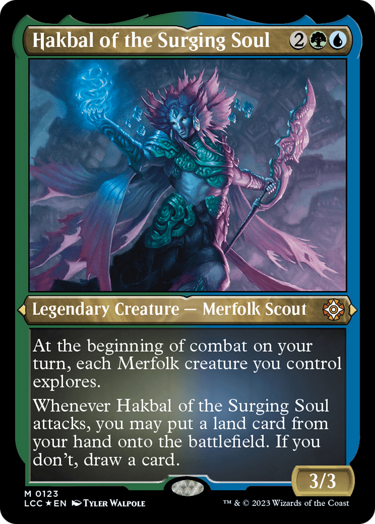 Hakbal of the Surging Soul (Display Commander) [The Lost Caverns of Ixalan Commander] | Mindsight Gaming