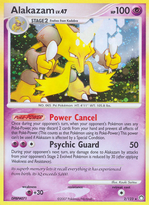 Alakazam (2/123) [Diamond & Pearl: Mysterious Treasures] | Mindsight Gaming