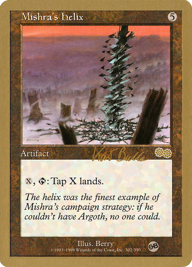 Mishra's Helix (Kai Budde) (SB) [World Championship Decks 1999] | Mindsight Gaming