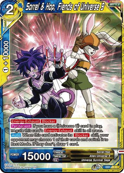 Sorrel & Hop, Fiends of Universe 9 (EB1-061) [Battle Evolution Booster] | Mindsight Gaming