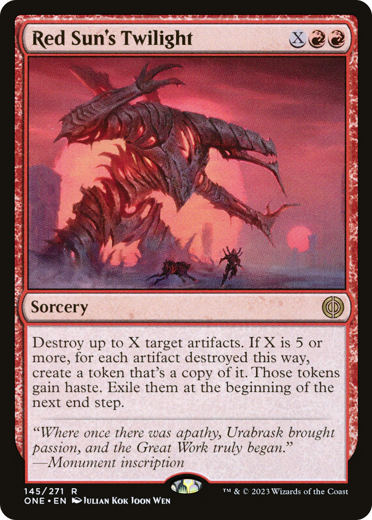 Red Sun's Twilight [Phyrexia: All Will Be One] | Mindsight Gaming