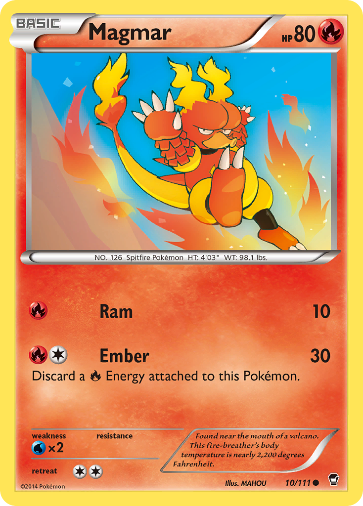 Magmar (10/111) [XY: Furious Fists] | Mindsight Gaming