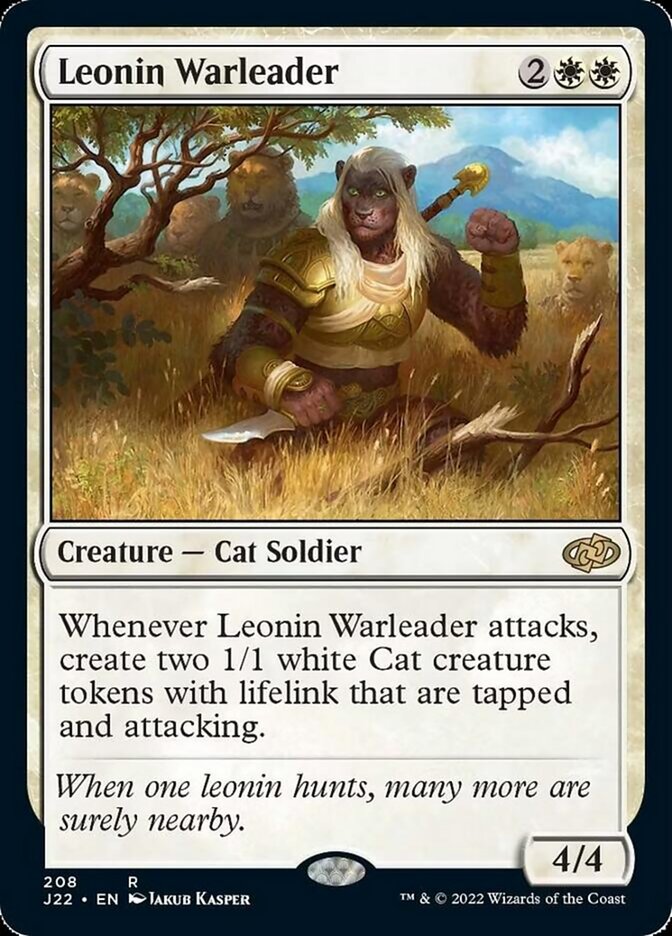 Leonin Warleader [Jumpstart 2022] | Mindsight Gaming