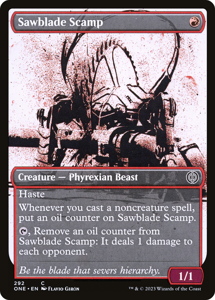 Sawblade Scamp (Showcase Ichor) [Phyrexia: All Will Be One] | Mindsight Gaming