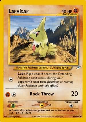 Larvitar (70/105) [Neo Destiny Unlimited] | Mindsight Gaming