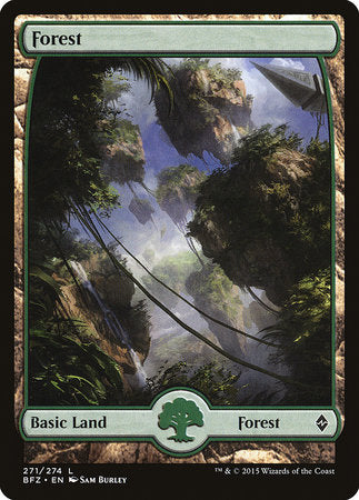 Forest (271) - Full Art [Battle for Zendikar] | Mindsight Gaming