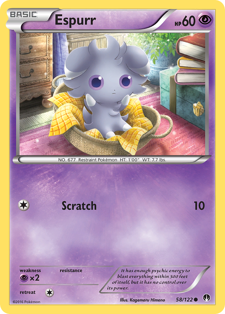 Espurr (58/122) [XY: BREAKpoint] | Mindsight Gaming