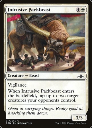 Intrusive Packbeast [Guilds of Ravnica] | Mindsight Gaming