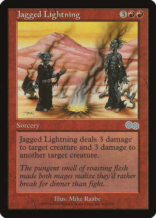 Jagged Lightning [Urza's Saga] | Mindsight Gaming