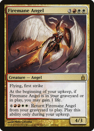 Firemane Angel [Ravnica: City of Guilds] | Mindsight Gaming