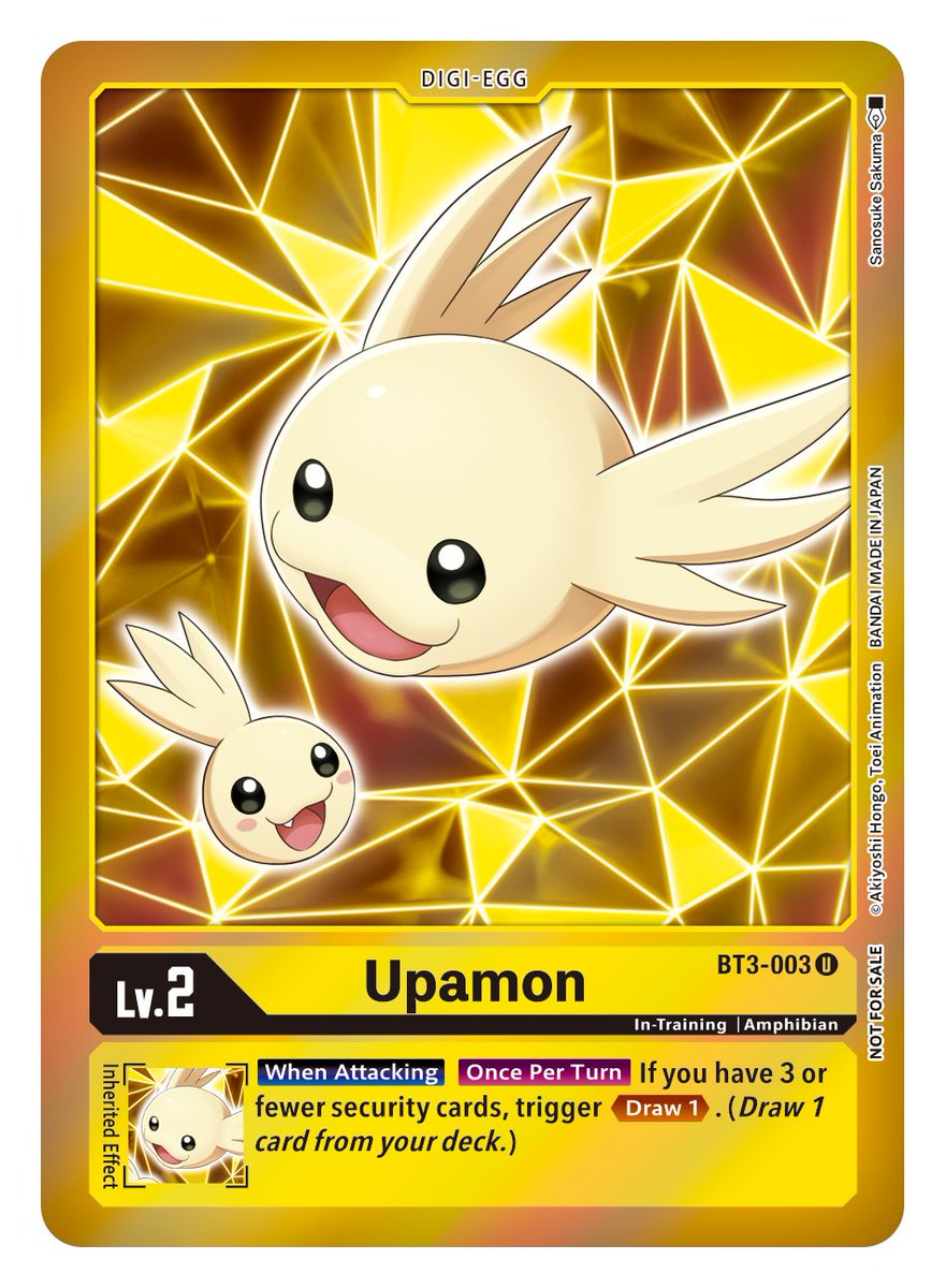 Upamon [BT3-003] (Event Pack 2) [Release Special Booster Ver.1.5] | Mindsight Gaming