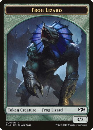 Frog Lizard Token [Ravnica Allegiance Tokens] | Mindsight Gaming