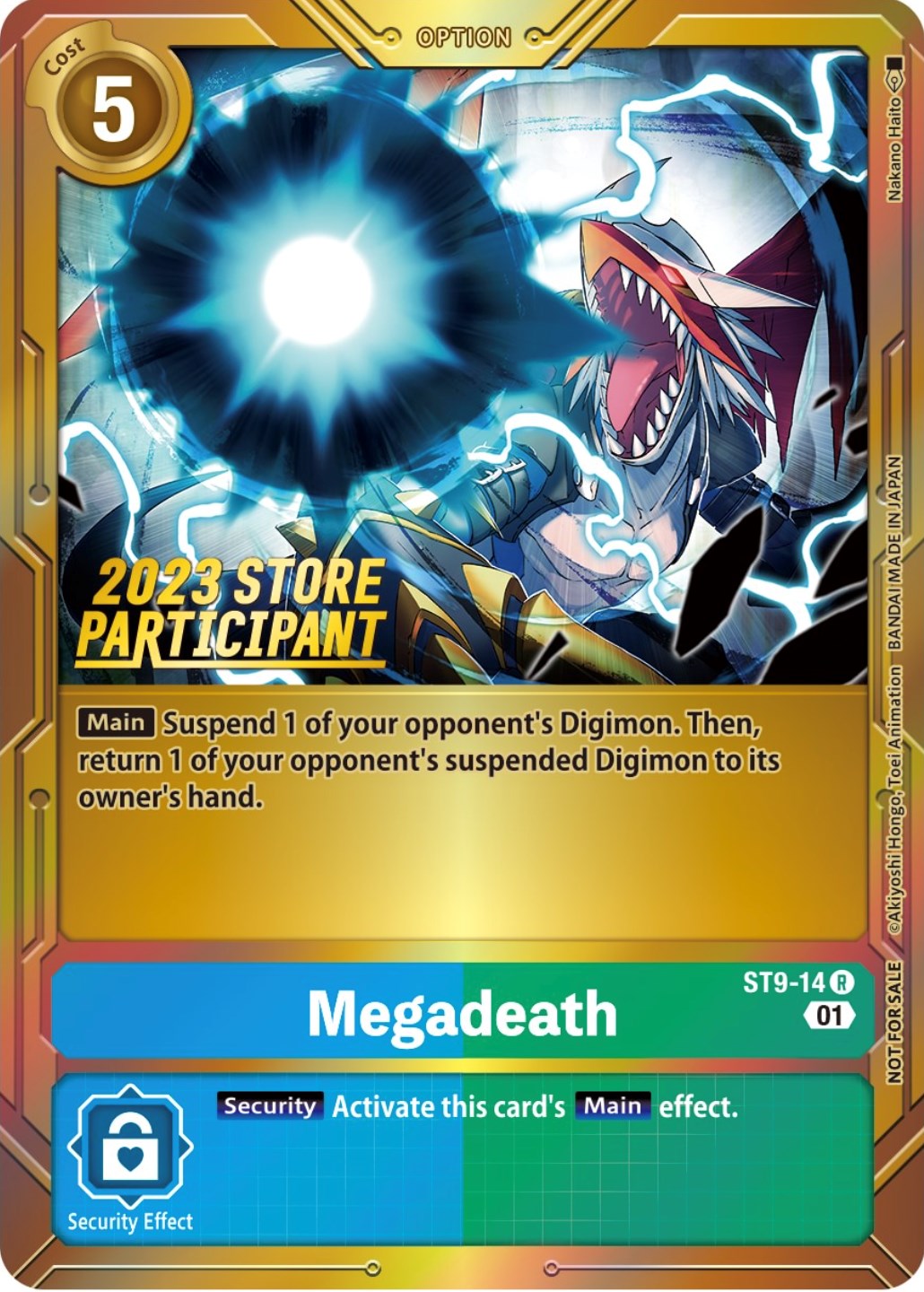 Megadeath [ST9-14] (2023 Store Participant) [Starter Deck: Ultimate Ancient Dragon Promos] | Mindsight Gaming