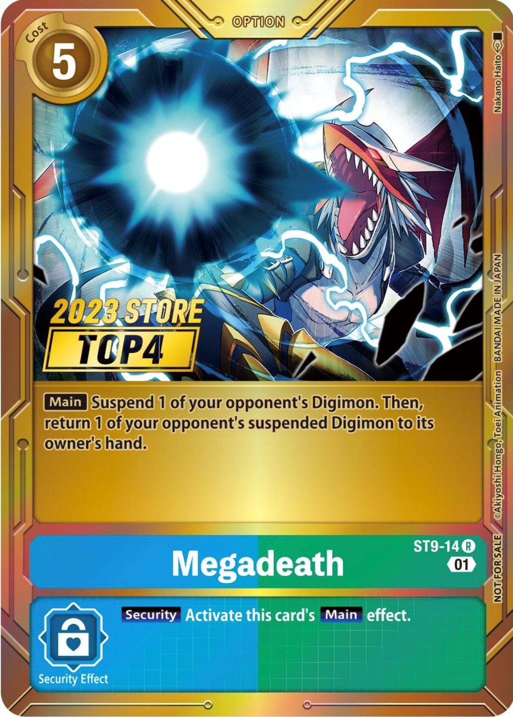 Megadeath [ST9-14] (2023 Store Top 4) [Starter Deck: Ultimate Ancient Dragon Promos] | Mindsight Gaming