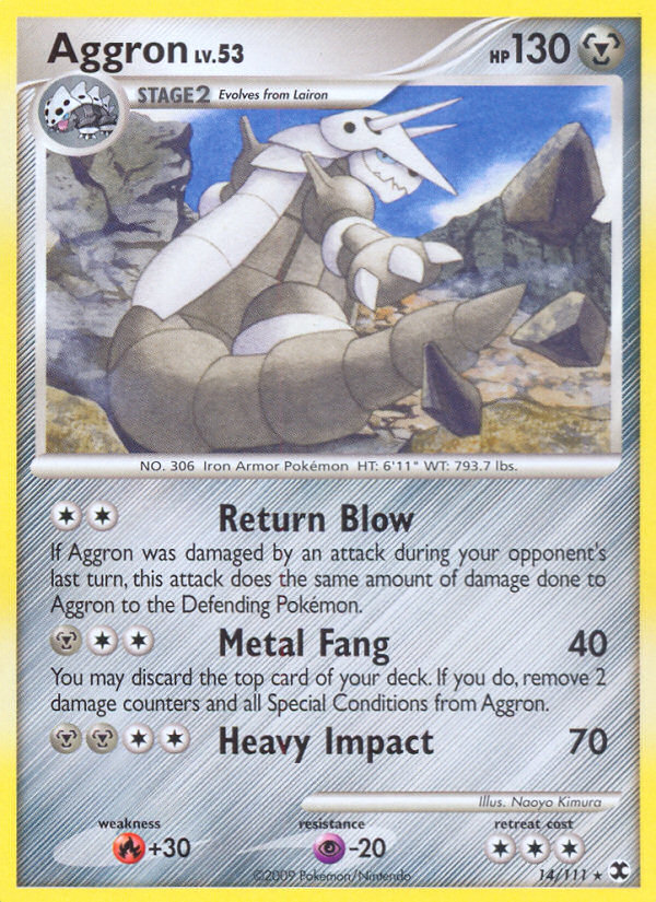 Aggron (14/111) [Platinum: Rising Rivals] | Mindsight Gaming