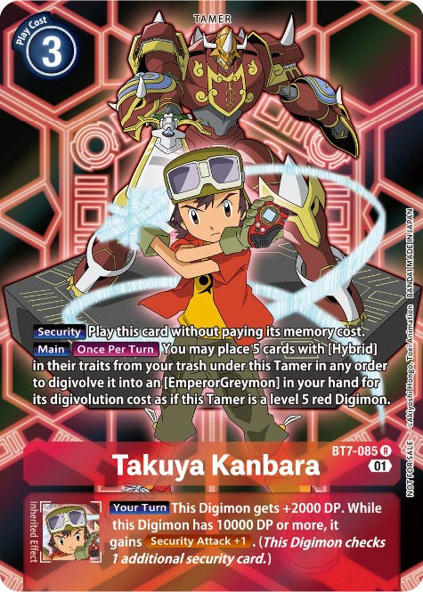 Takuya Kanbara [BT7-085] (D-Scanner Alternate Art) [Next Adventure Promos] | Mindsight Gaming