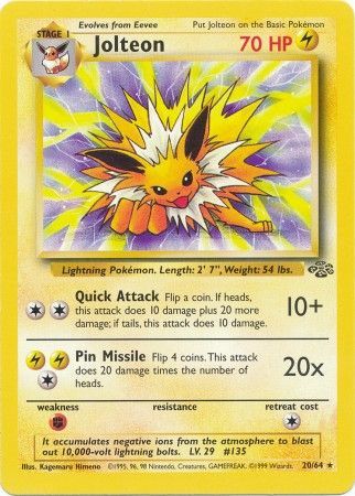 Jolteon (20/64) [Jungle Unlimited] | Mindsight Gaming