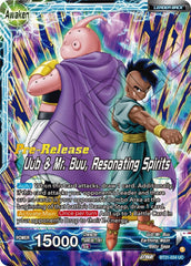 Uub // Uub & Mr. Buu, Resonating Spirits (BT21-034) [Wild Resurgence Pre-Release Cards] | Mindsight Gaming