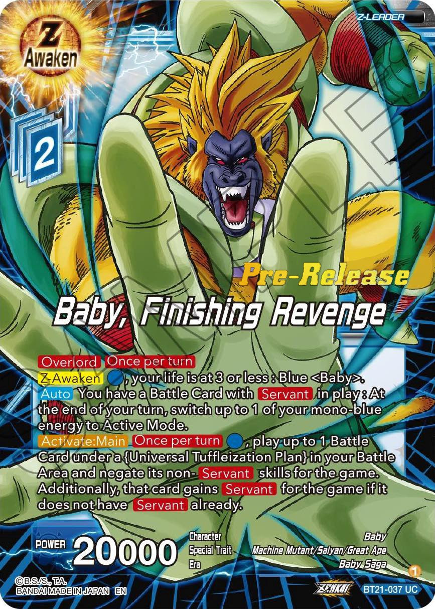 Baby, Finishing Revenge (BT21-037) [Wild Resurgence Pre-Release Cards] | Mindsight Gaming