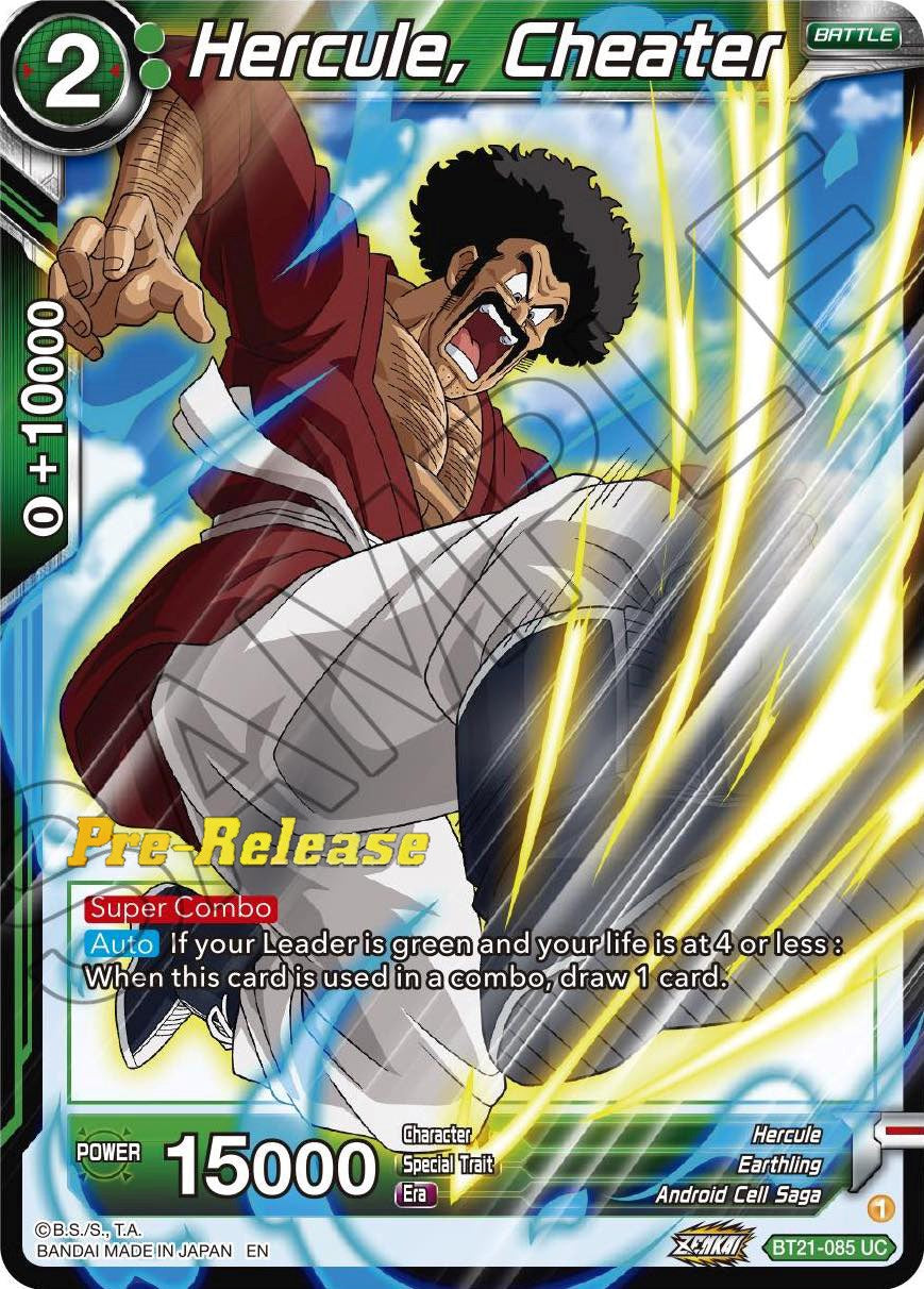 Hercule, Cheater (BT21-085) [Wild Resurgence Pre-Release Cards] | Mindsight Gaming