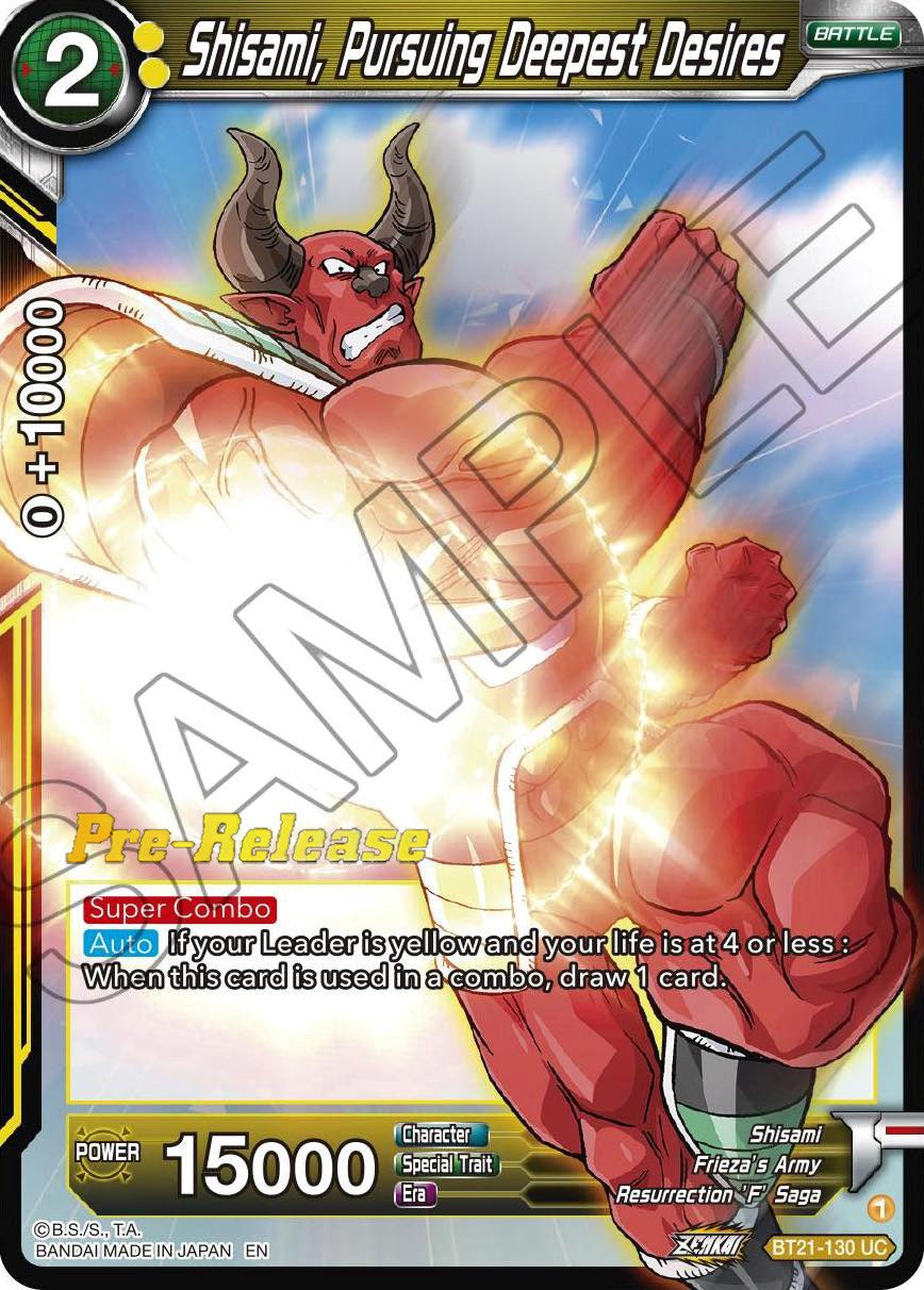 Shisami, Pursuing Deepest Desires (BT21-130) [Wild Resurgence Pre-Release Cards] | Mindsight Gaming