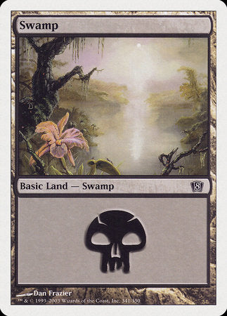 Swamp (341) [Eighth Edition] | Mindsight Gaming