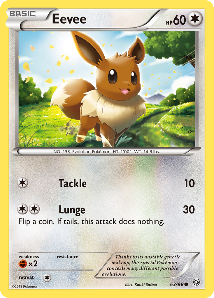 Eevee (63/98) [XY: Ancient Origins] | Mindsight Gaming