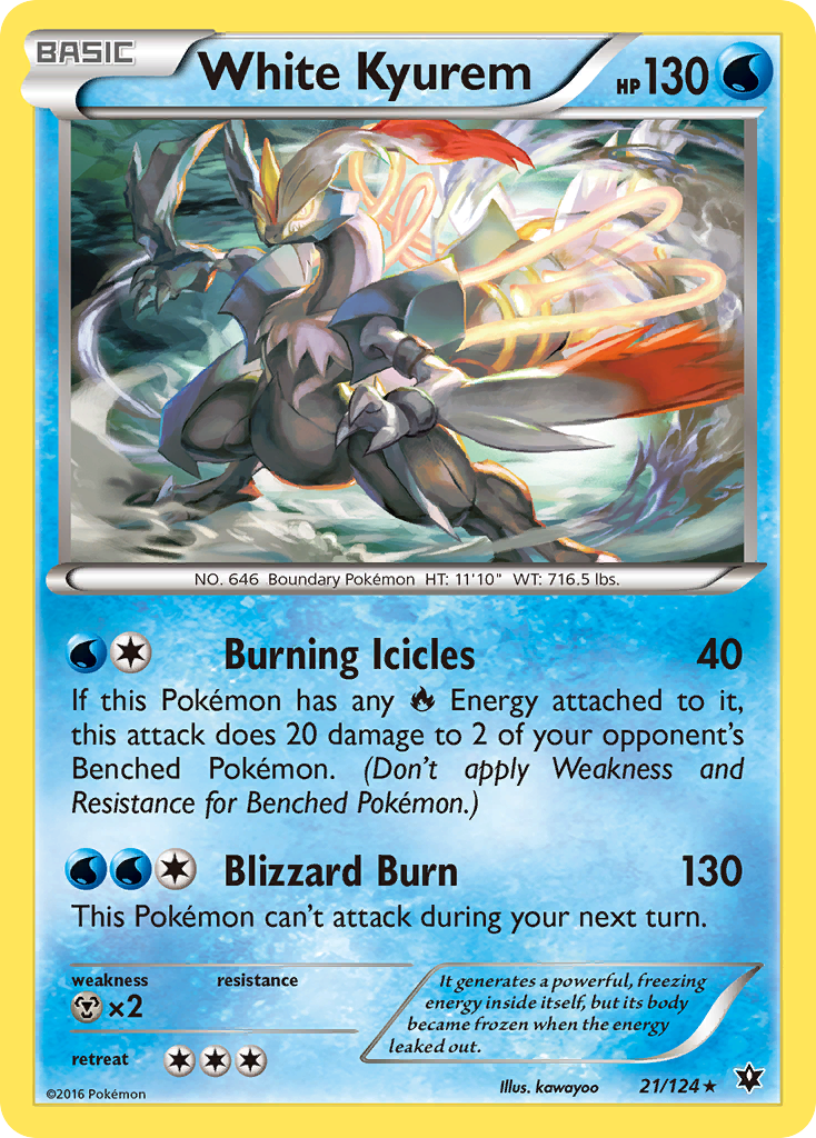 White Kyurem (21/124) [XY: Fates Collide] | Mindsight Gaming