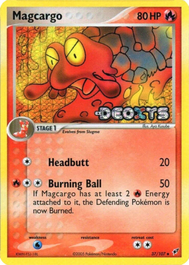 Magcargo (37/107) (Stamped) [EX: Deoxys] | Mindsight Gaming