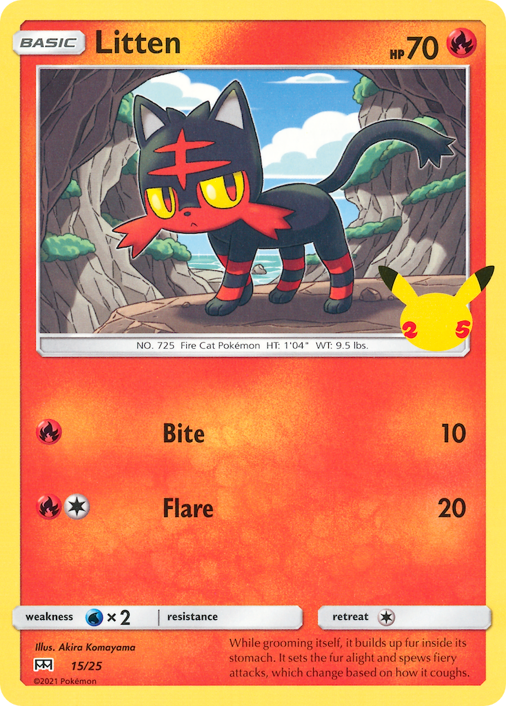 Litten (15/25) [McDonald's 25th Anniversary] | Mindsight Gaming