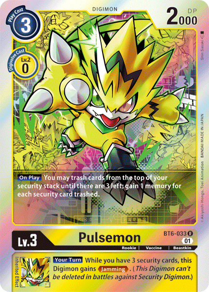 Pulsemon [BT6-033] [Double Diamond] | Mindsight Gaming