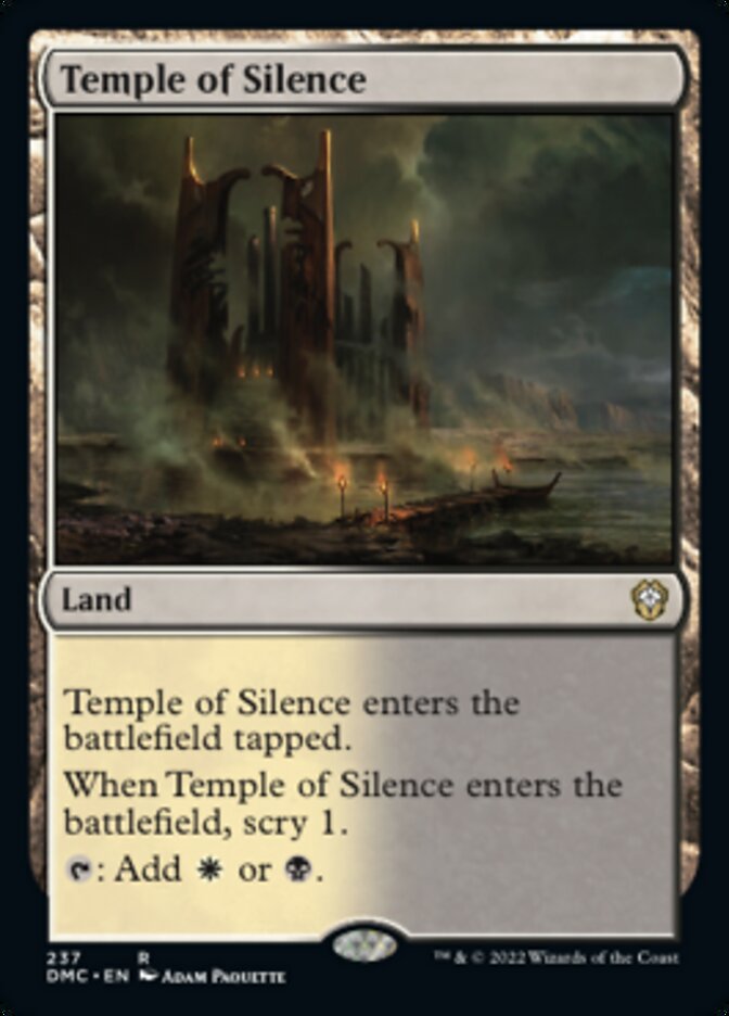 Temple of Silence [Dominaria United Commander] | Mindsight Gaming