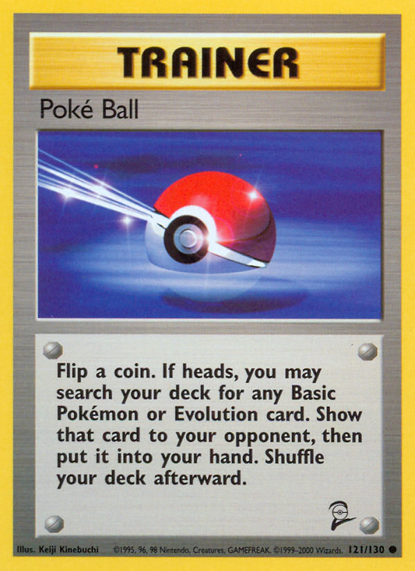 Poke Ball (121/130) [Base Set 2] | Mindsight Gaming