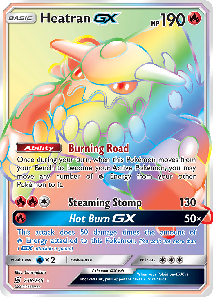 Heatran GX (238/236) [Sun & Moon: Unified Minds] | Mindsight Gaming