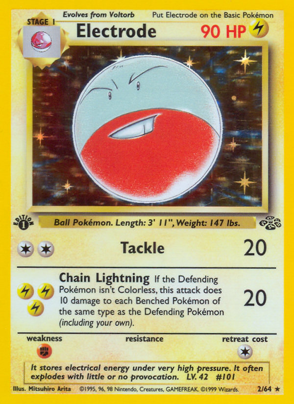 Electrode (2/64) [Jungle 1st Edition] | Mindsight Gaming