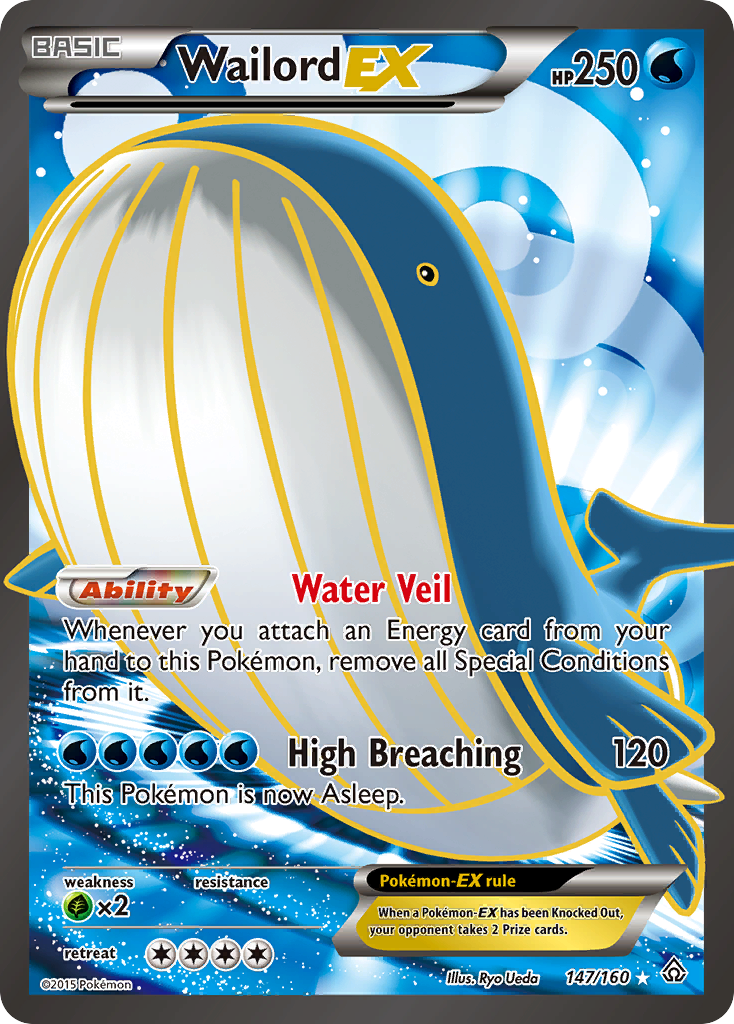 Wailord EX (147/160) [XY: Primal Clash] | Mindsight Gaming