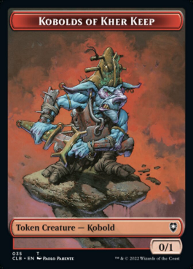 Kobolds of Kher Keep // Treasure Double-sided Token [Commander Legends: Battle for Baldur's Gate Tokens] | Mindsight Gaming