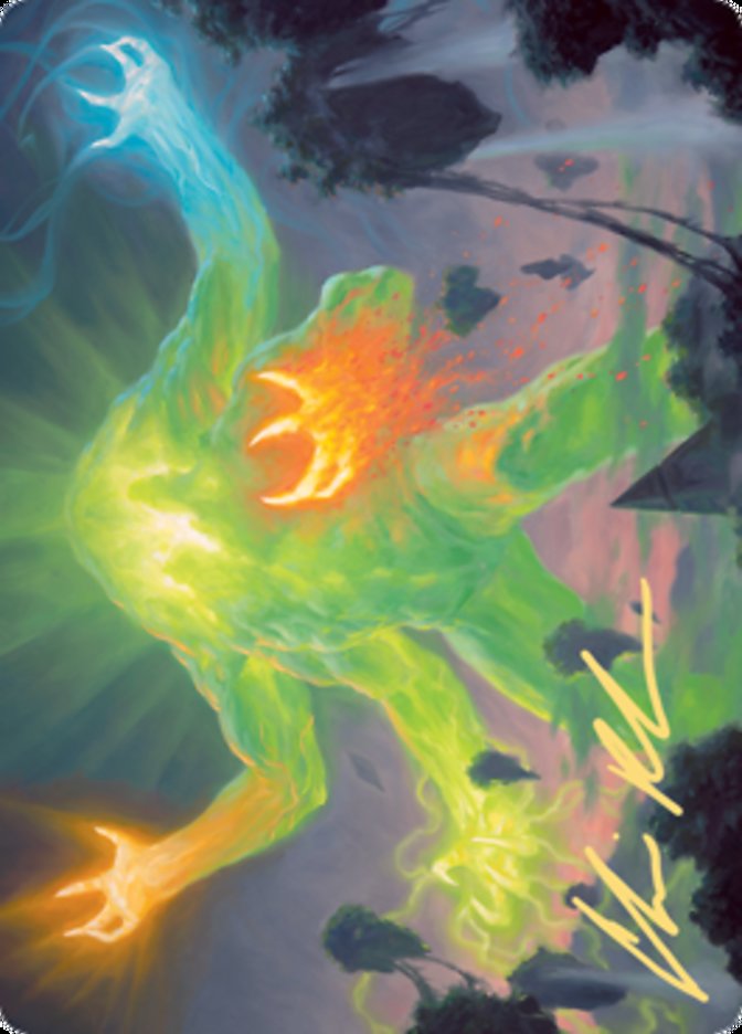 Omnath, Locus of Creation Art Card (Gold-Stamped Signature) [Zendikar Rising Art Series] | Mindsight Gaming