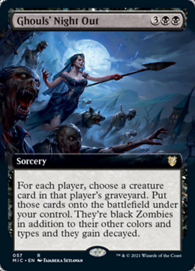 Ghouls' Night Out (Extended) [Innistrad: Midnight Hunt Commander] | Mindsight Gaming