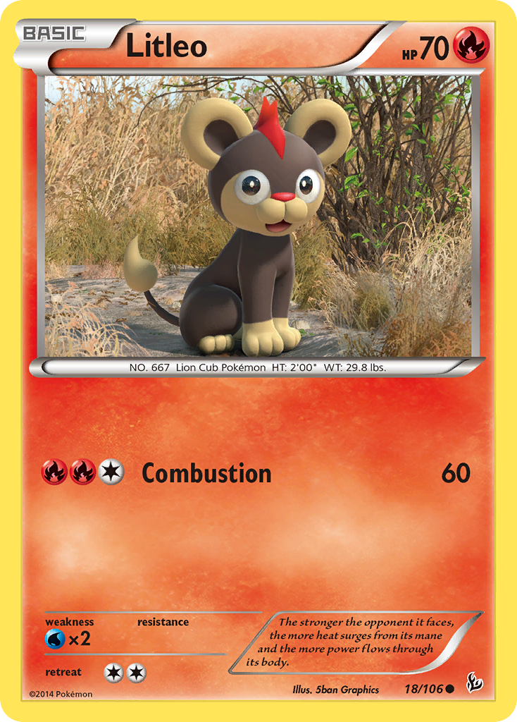 Litleo (18/106) [XY: Flashfire] | Mindsight Gaming