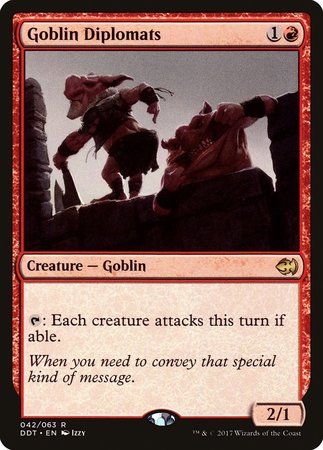 Goblin Diplomats [Duel Decks: Merfolk vs. Goblins] | Mindsight Gaming