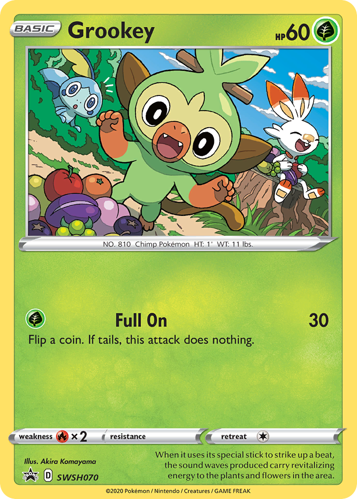 Grookey (SWSH070) [Sword & Shield: Black Star Promos] | Mindsight Gaming