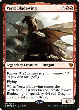 Verix Bladewing [Dominaria Promos] | Mindsight Gaming