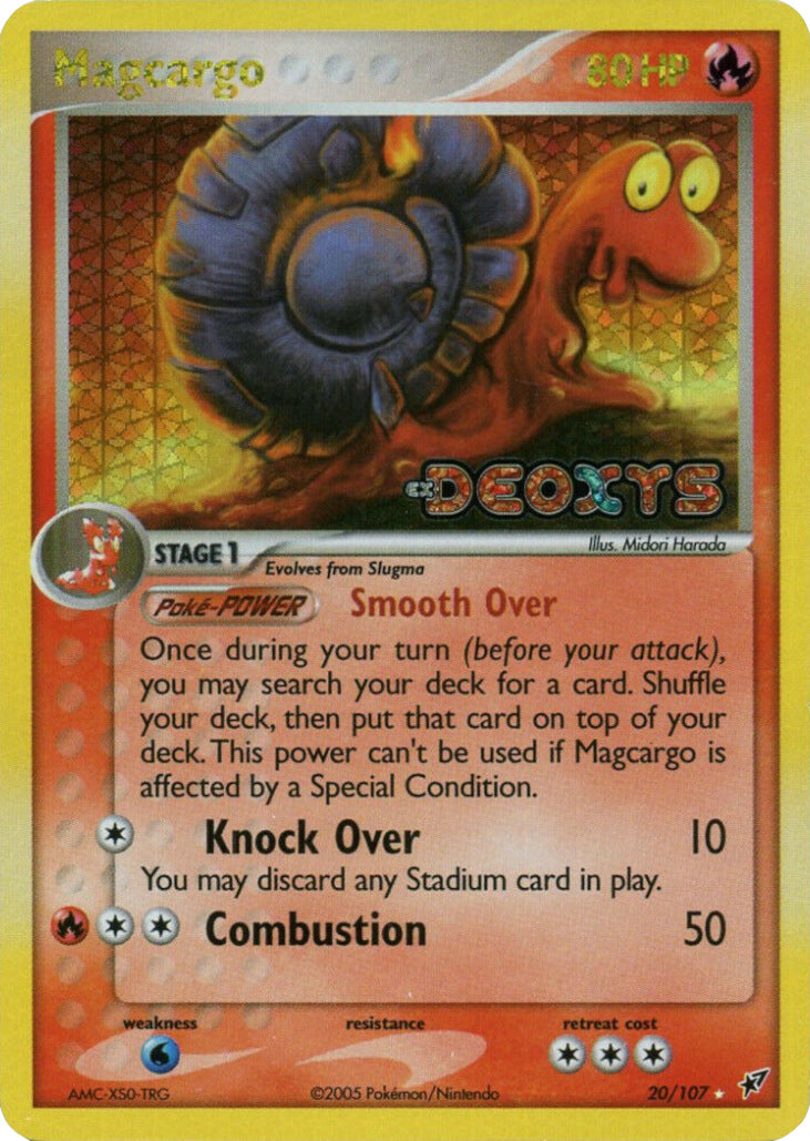 Magcargo (20/107) (Stamped) [EX: Deoxys] | Mindsight Gaming